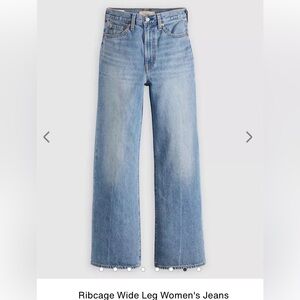 Levi's Light Blue Flare & Wide Leg Jeans